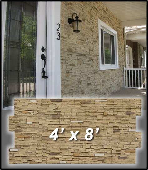 Stone Wall Endurathane Faux Outer Corner Siding Panel (14) Stone Wall Endurathane Faux Siding Panel (14) Universal Electrical Cover (6) Universal Electrical Outlet Faux Stone and Rock Siding Panels(14) Universal Inside Corner (6) Universal Ledger Faux Stone and Rock Siding Panels (14) Universal Outside Corner (6). . Cheap faux stone panels 4x8